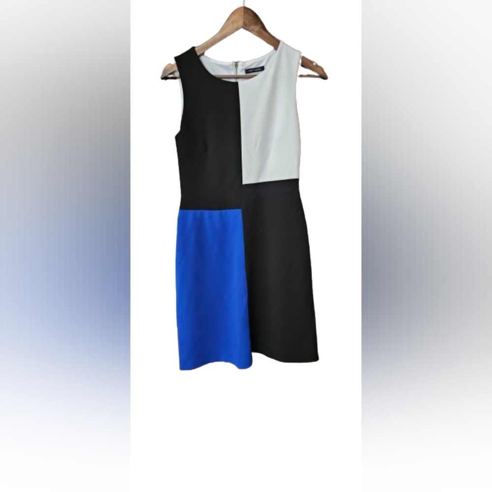 Tommy Hilfiger Color Block Sleevess Midi Dress